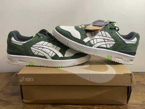 *NUOVO* ASICS EX89 Omakase Bianco Verde 1201A963 101 Uomo Taglia 13