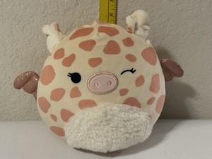 Squishmallows Marcy the Pigasus Flying Pig Pegasus 8" Tan White USED