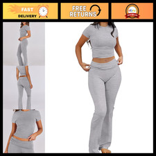 2 Piece Women's Lounge Set - Comfy Casual Outfit, Soft Fabric, Perfect for Home