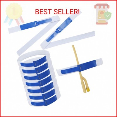 Sosation 10 Pack Foley Leg Strap Catheter Holder Anti Slip Urinary Legband Holde