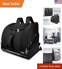 Travel-Ready 50L Boot Bag with Waterproof Bottom - Perfect for Ski Gear