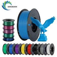 1.75 mm 3D Printer Filament 1KG PLA PETG Matte Silk HS Bundle Spools Multicolor