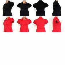 Tullette- Junior's Pea Coat Top- S/#TLJ7026 Different Sizes/Colors- 804A