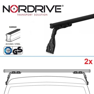 NORDRIVE KARGO Dachträger 2-Träger für JEEP WRANGLER TJ - 1996-2007