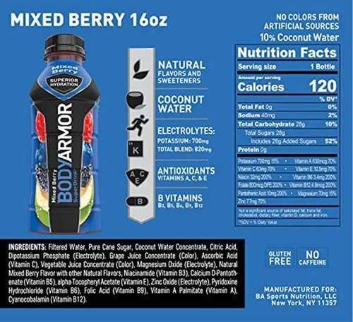BODYARMOR Sports Drink Sports Beverage, Berry Lemonade, Assorted Flavor Names - Picture 33 of 53