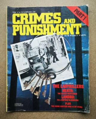 Magazine Encyclopedia Crimes & Punishment Contents Index Shown  Various Issues