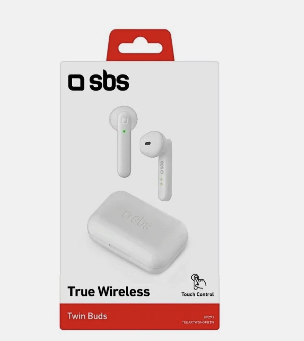 Auricolari Stereo Wireless V5.0 Twin Buds SBS Teeartwshopbtw 300mah Bianco  | Acquisti Online su eBay