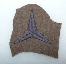 Original First World War US Army III Corps Embroidered Wool Sleeve Insignia 