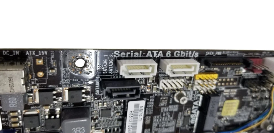 ECS NM70-TI (V1.0A) Intel Celeron 847/807 Intel NM70 Thin Mini-ITX Motherboard - Image 2 of 4