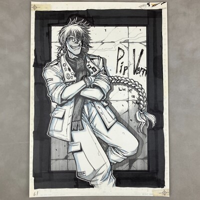 GAHO-SHOP Hellsing Pip Vernedead Limited Duplicate Manga Manuscript Page Japan