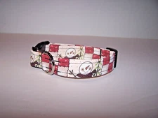 Wet Nose Designs Country Snowmen Dog Collar Holidays Winter Christmas Snowman 2