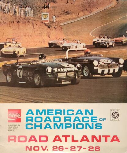 American Road Race of Champs Road Atlanta 1971 Poster (26.5"x22)