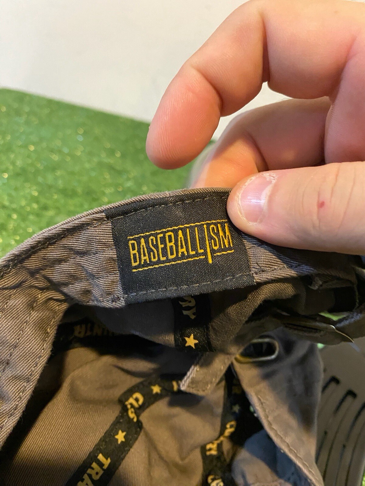 USA Baseball hat cap strap back gray baseballism … - image 8