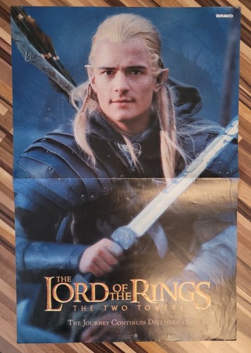 ⭐️ 7 Poster HERR DER RINGE Lords of the Rings Orlando Bloom Elijah Wood Gollum⭐️ - Bild 8 von 8