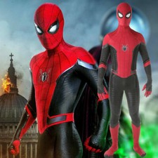 Far From Home Spiderman Jumpsuit Zentai Suit Zentai Cosplay Costume Halloween US