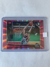 2021-22 Panini Donruss JAYSON TATUM Pink Laser Prizm Franchise Features #11