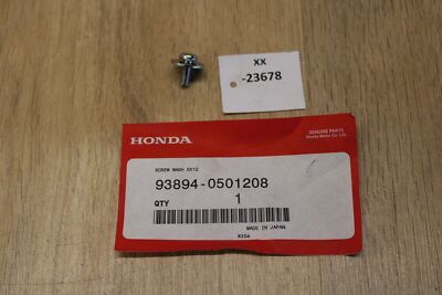 Honda 93894-0501208 Screw-wash.,5x12 NOS NEU genuine xx23678
