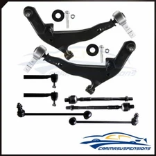 8X Front Suspension Kit Control Arm Fits 2005 2006 07 Nissan Murano FWD Tie Rods