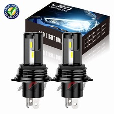 For Toyota Corolla 1998-2000 2X H4 9003 Front LED Headlight Bulbs High Low Beam