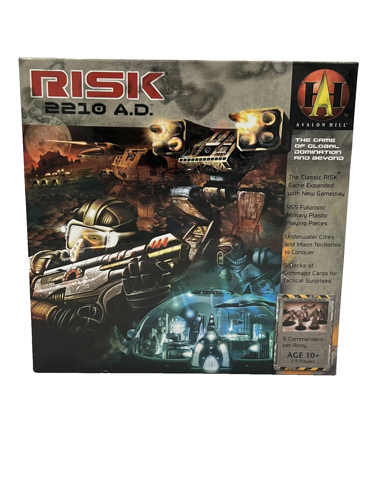 Cartes Naval Command Pour Jeu Risk 2210 A.D. - Version Anglaise, OCCASION, Référence G883