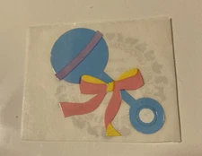 Vintage 1988 Mrs. Grossman Baby Rattle sticker