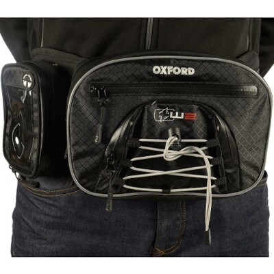 Oxford Motorcycle Xw2 Waist Bag 2 Litre Capacity Adjustable Black  