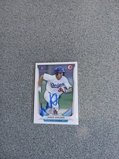 Jared Walker Signed In Person 2014 Bowman Rookie Dodgers Card A I
