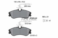 Textar 2312401 Bremsbelagsatz, Scheibenbremse FüR CitroËN, Peugeot