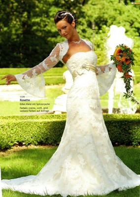 Hochzeitskleid Brautkleid Schnitt Meerjungfrau Fishtail Spitze 38 Ebay