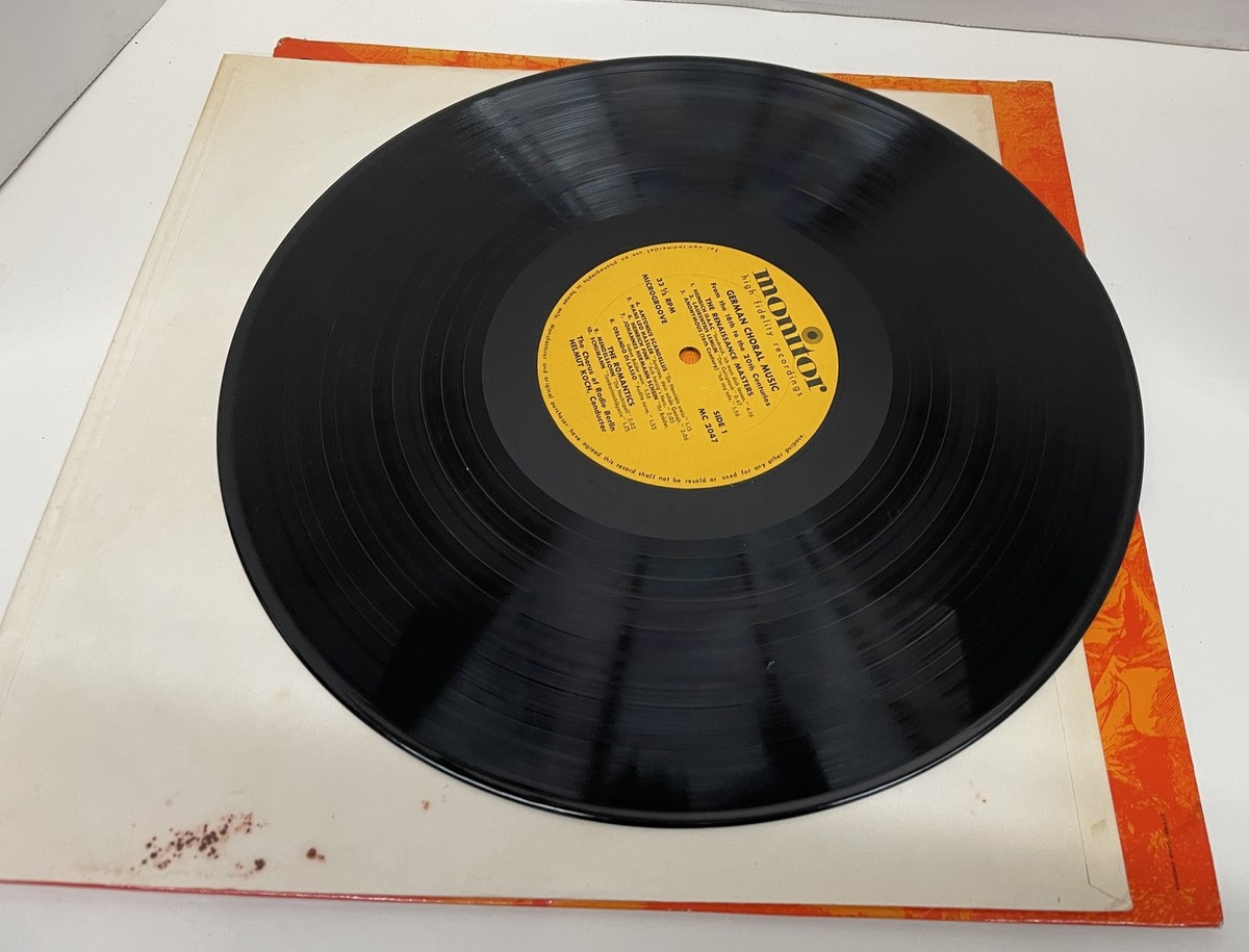 Helmut Koch Chorus of Radio Berlin GERMAN CHORAL MUSIC Vinyl LP