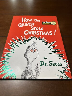How the Grinch Stole Christmas by Seuss 1957 renewed 1985 Hardcover