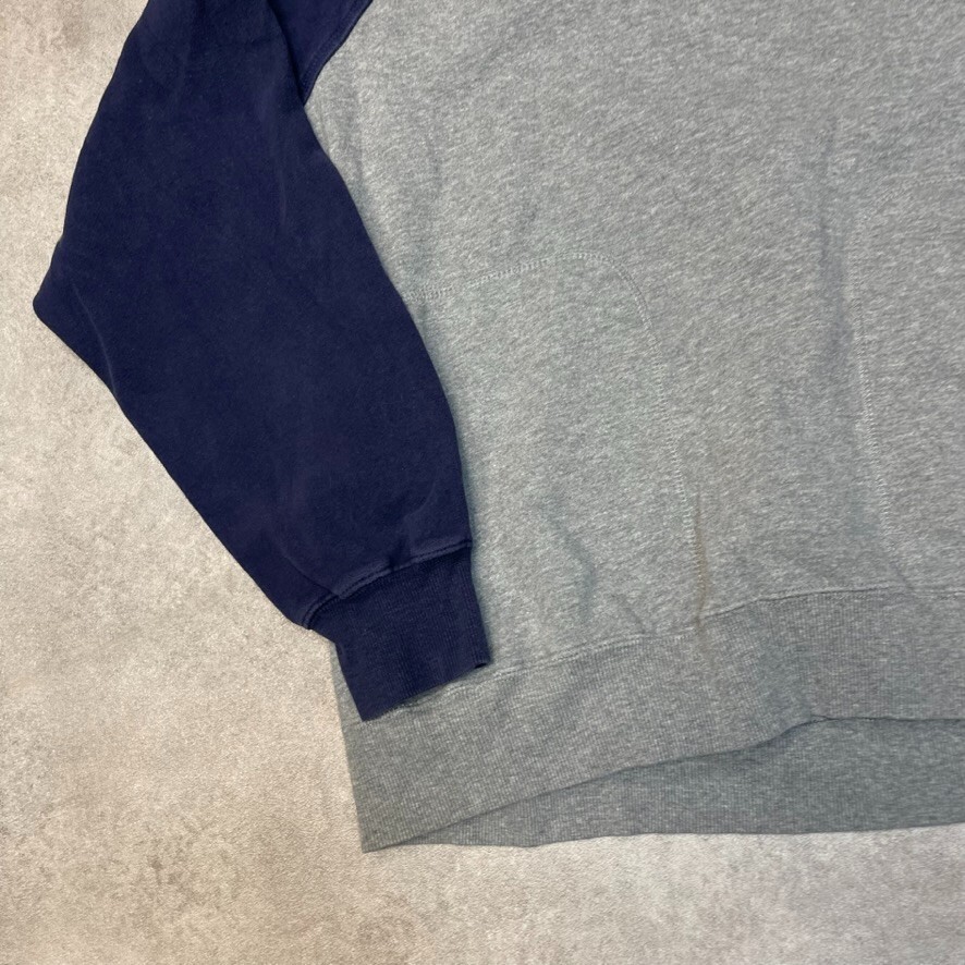 Starter Hoodie Mens Y2K Pullover Sports Sweatshirt, Grey, Large image 6