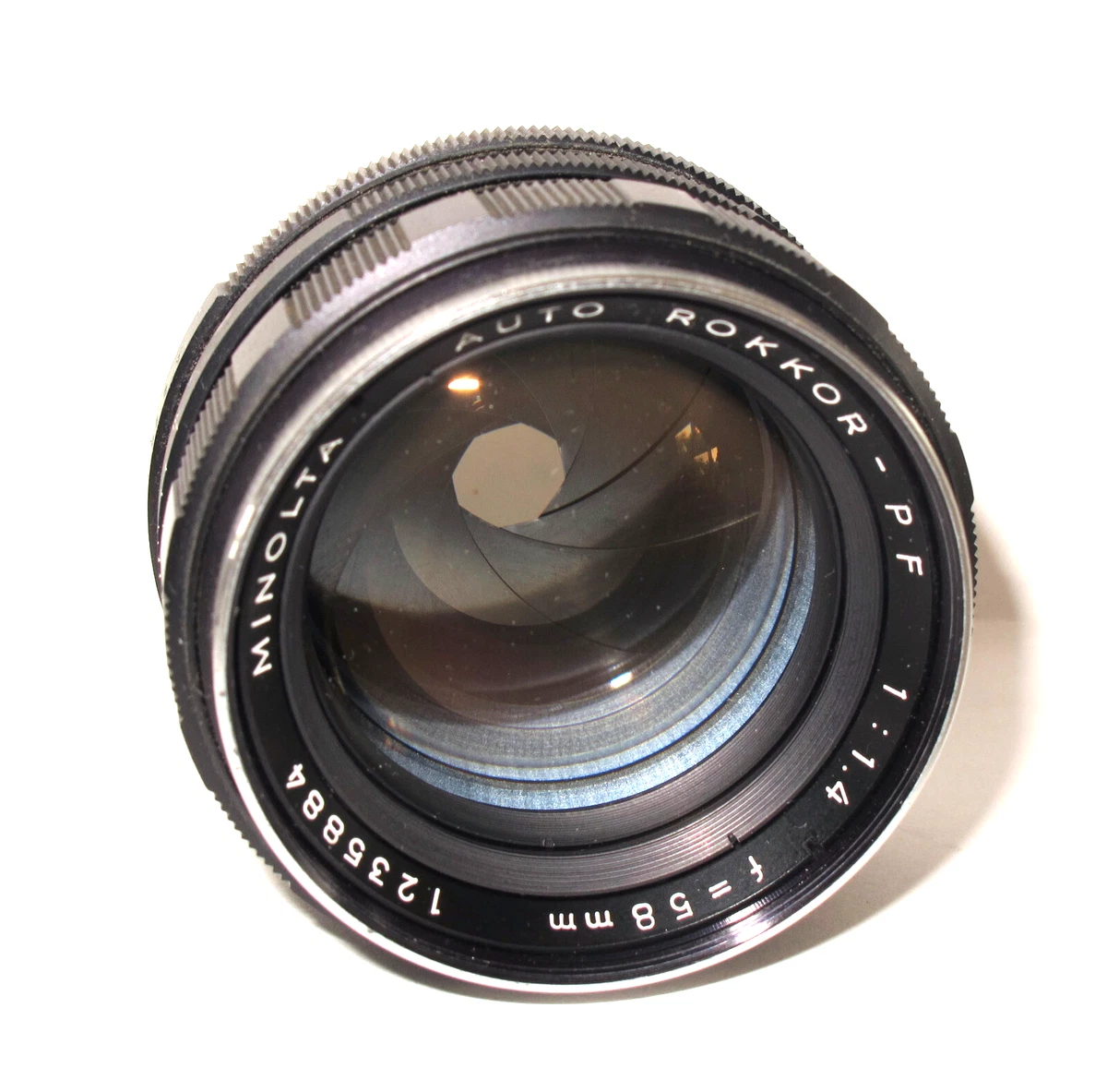 Minolta Rokkor PF 58mm Focal f/1.4 Camera Lenses for sale | eBay