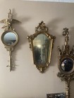 19th Century Italian Baroque Style Gold Carved Giltwood Mirror 32” — photo 6