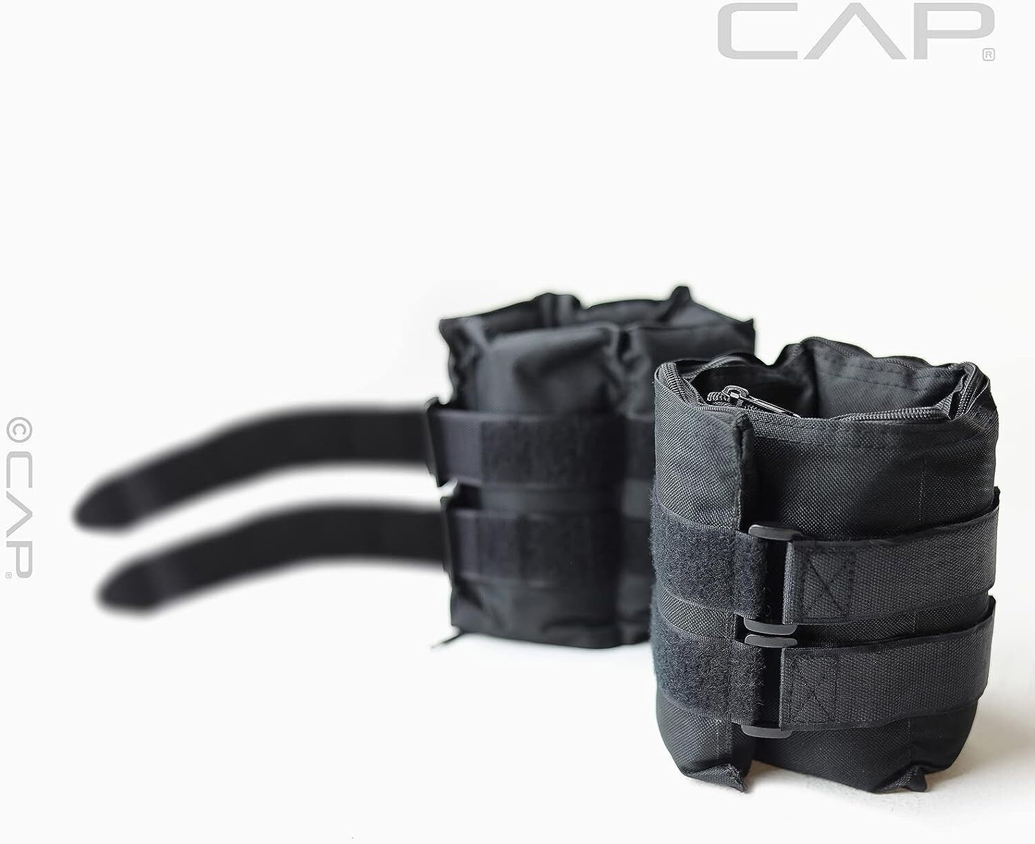  Hha-cb020a1 Par De Pesas Ajustables Para Tobillos De 20 Libras, Negro