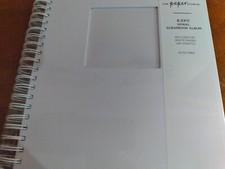THE PAPER STUDIO 8.5"X11" SPIRAL-BOUND SCRAPBOOK ALBUM  2 WHITE 