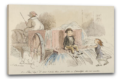 Kunstdruck John Leech - Boy (loq.) O don't I pity them poor Nobs in Carriages t