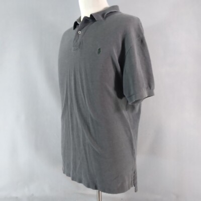 Polo Ralph Lauren shirt men's XL extra large dark gray cotton