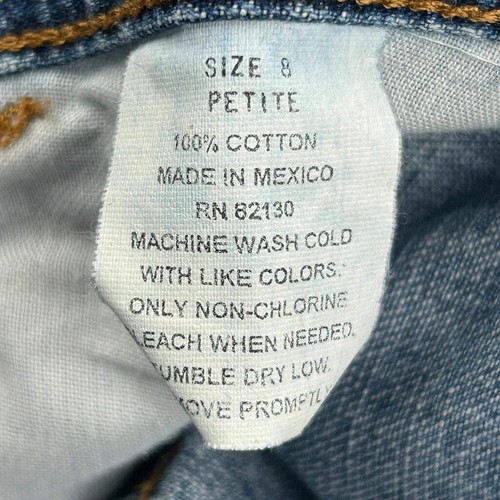 Relativity Petite Carpenter Jeans - 30W UK 12 Blue Cotton - Picture 7 of 11