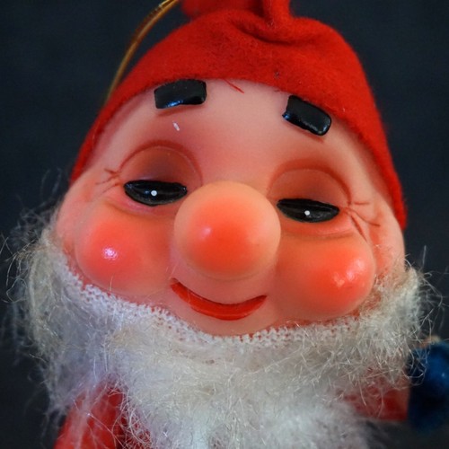 Elf Gnome Plastic Ornament Moveable Head and Arms Japan Vintage - Picture 7 of 20