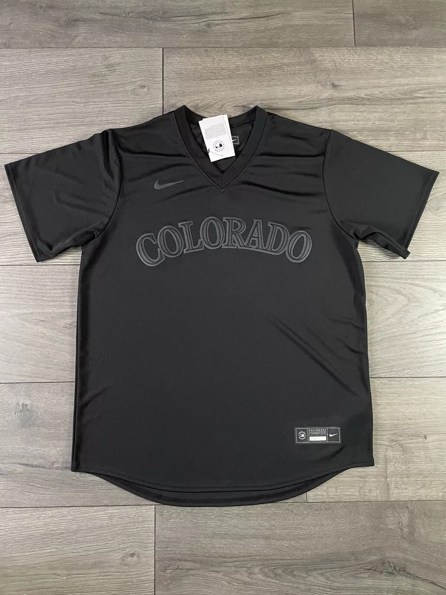 MLB Colorado Rockies Men's vneck poly Jersey, 2XL 