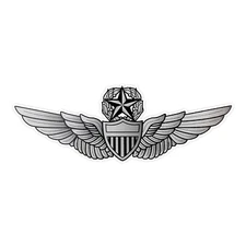 Army Master Aviator Bumper Sticker Military Vinyl Soldier Decal 5"