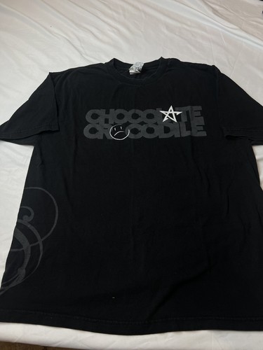 Chocolate Crocodile x Rogue Status T-shirt Rare 2008 Black MENS XL - Picture 2 of 5