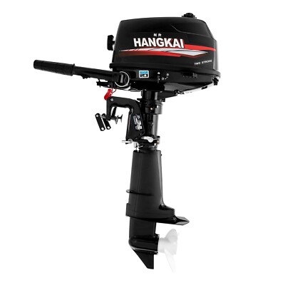 HANGKAI 2-Stroke 6 HP Outboard Motor Boat Marine Engine Water Cooling CDI System