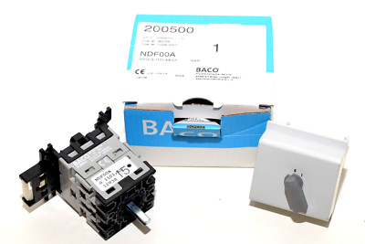 1-poliger PR12 Nockenschalter / EIN- / AUS-Schalter von BACO Typ NDF00A, NOS