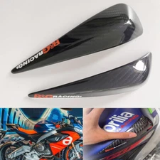 For Aprilia RS660 2021-2023 100% Carbon Fiber Gas Tank Sliders Protectors Cover