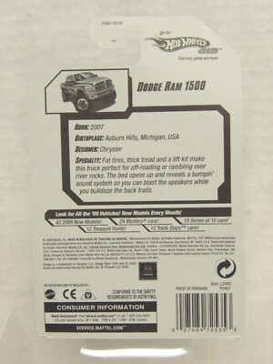 たかたか Hot Wheels HW Special Features '09 Dodge Ram 1500 Green 01