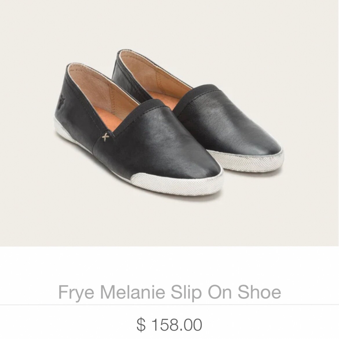 Frye Melanie Slip On Leather Black Shoes Size 8 | eBay display picture 1