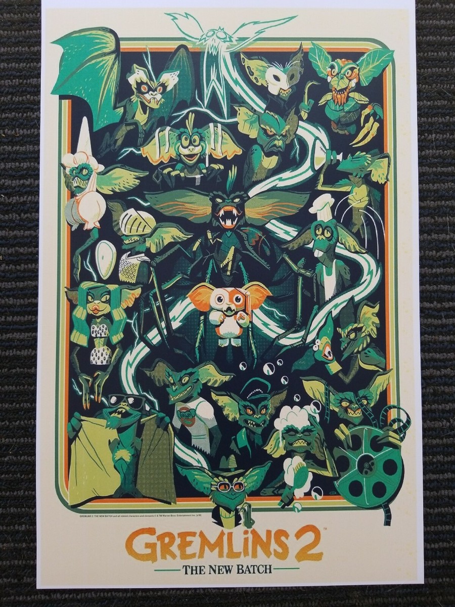 Gremlins 2 Gizmo New Batch Movie Art Poster Print 11x17 | eBay