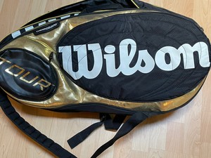 wilson tennis backpack black